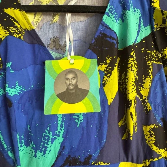 Christopher John Rogers x Target Puff Sleeve Maxi Dress Size 4 - Picture 6 of 8